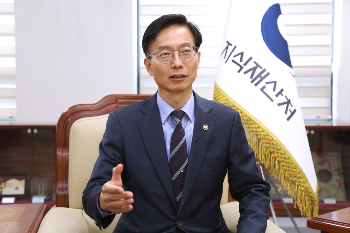 김용선 지식재산처장이 올해 하반기 시행을 앞두고 있는 'K브랜드 정부인증제도'가 해외에서 'K브랜드'를 국가 차원에서 보호하는 새로운 패러다임이 될 것이라고 강조했다./사진제공=지식재산처