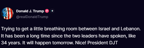 /사진=도널드 트럼프 미국 대통령 트루스소셜