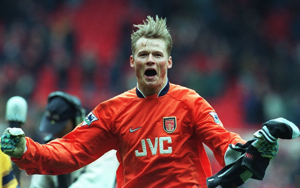 알렉스 마닝거의 아스널 시절 모습. /사진=더선 갈무리