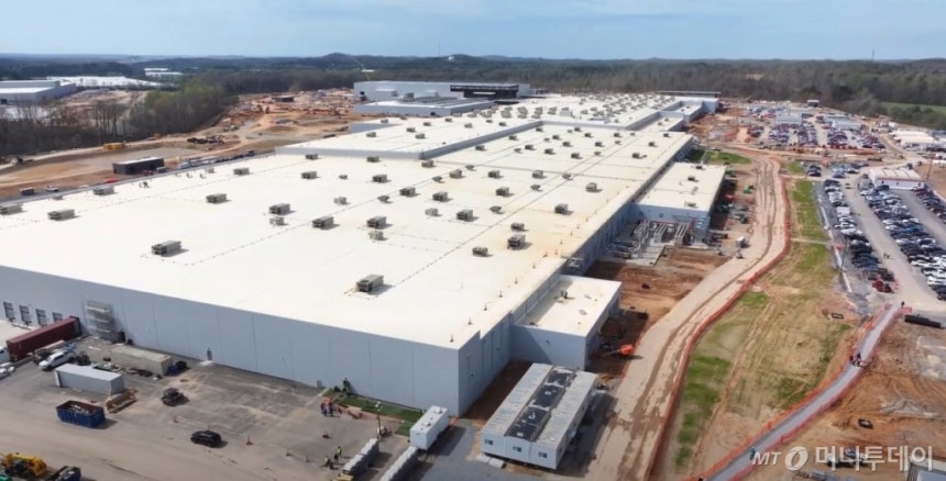 미국 조지아주에 위치한 한화큐셀 카터스빌 공장 전경 /사진=한화솔루션 