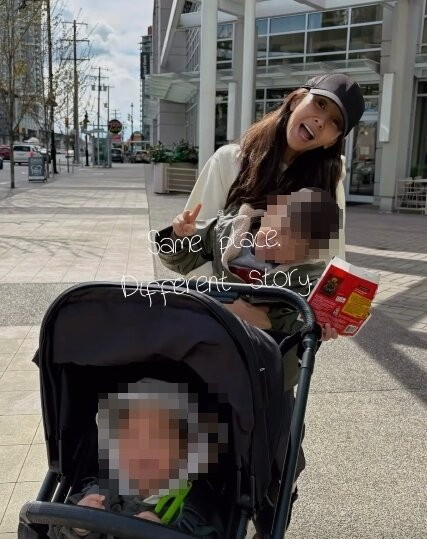 가수 지나가 웨딩드레스를 입은 사진을 공개한 데 이어 유모차를 끄는 모습을 공개하면서 근황에 대한 다양한 해석이 나온다. /사진=지나 인스타그