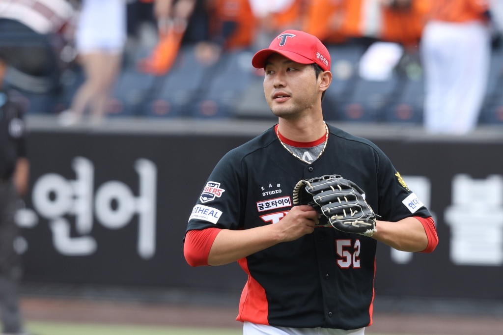 KIA 타이거즈 불펜 투수 홍건희. /사진=KIA 타이거즈 제공