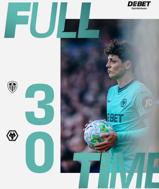 울버햄튼은 18일(한국시간) 영국 리즈의 엘런드 로드에서 열린 '2025~2026 잉글랜드 프리미어리그(EPL)' 33라운드 원정에서 리즈 유나이티드에 0-3으로 패했다. /사진=울버햄튼 공식 SNS