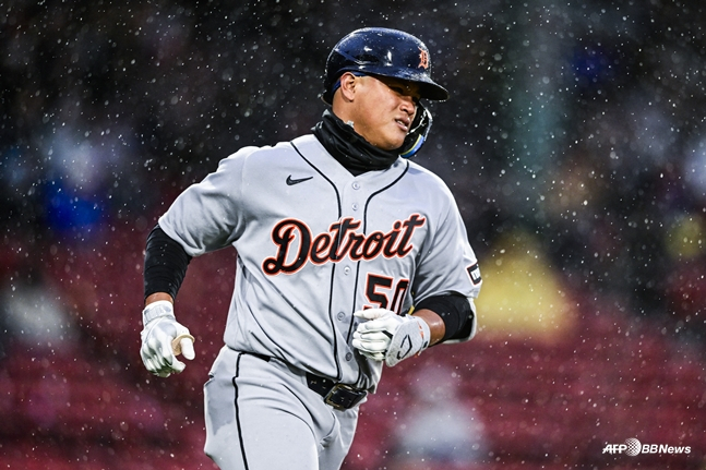 20일 보스턴전에 나선 리하오위. /AFPBBNews=뉴스1