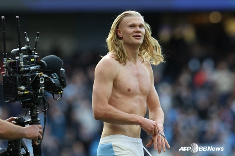 맨시티 공격수 엘링 홀란. /AFPBBNews=뉴스1