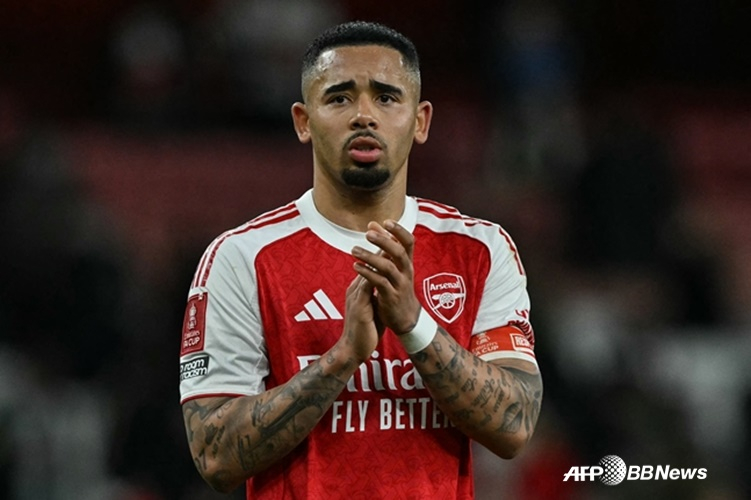 아스널 공격수 가부리엘 제주스. /AFPBBNews=뉴스1