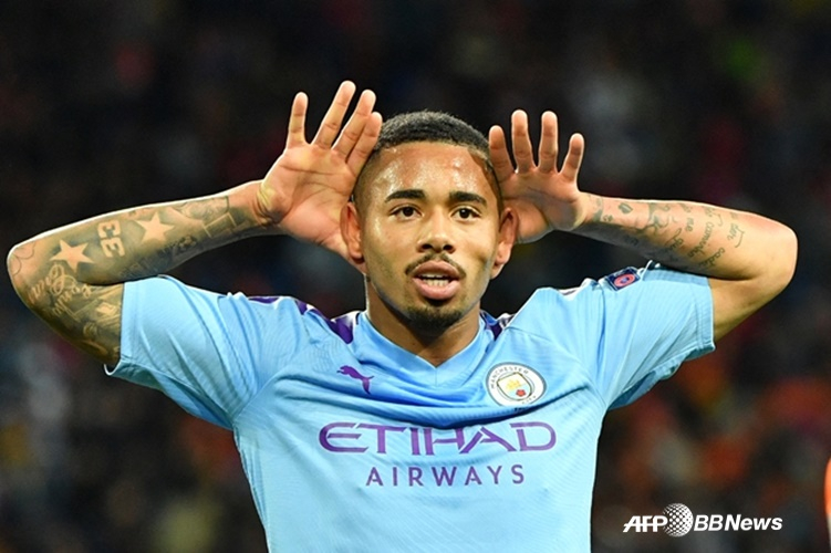 맨시티 시절 가부리엘 제주스의 모습. /AFPBBNews=뉴스1