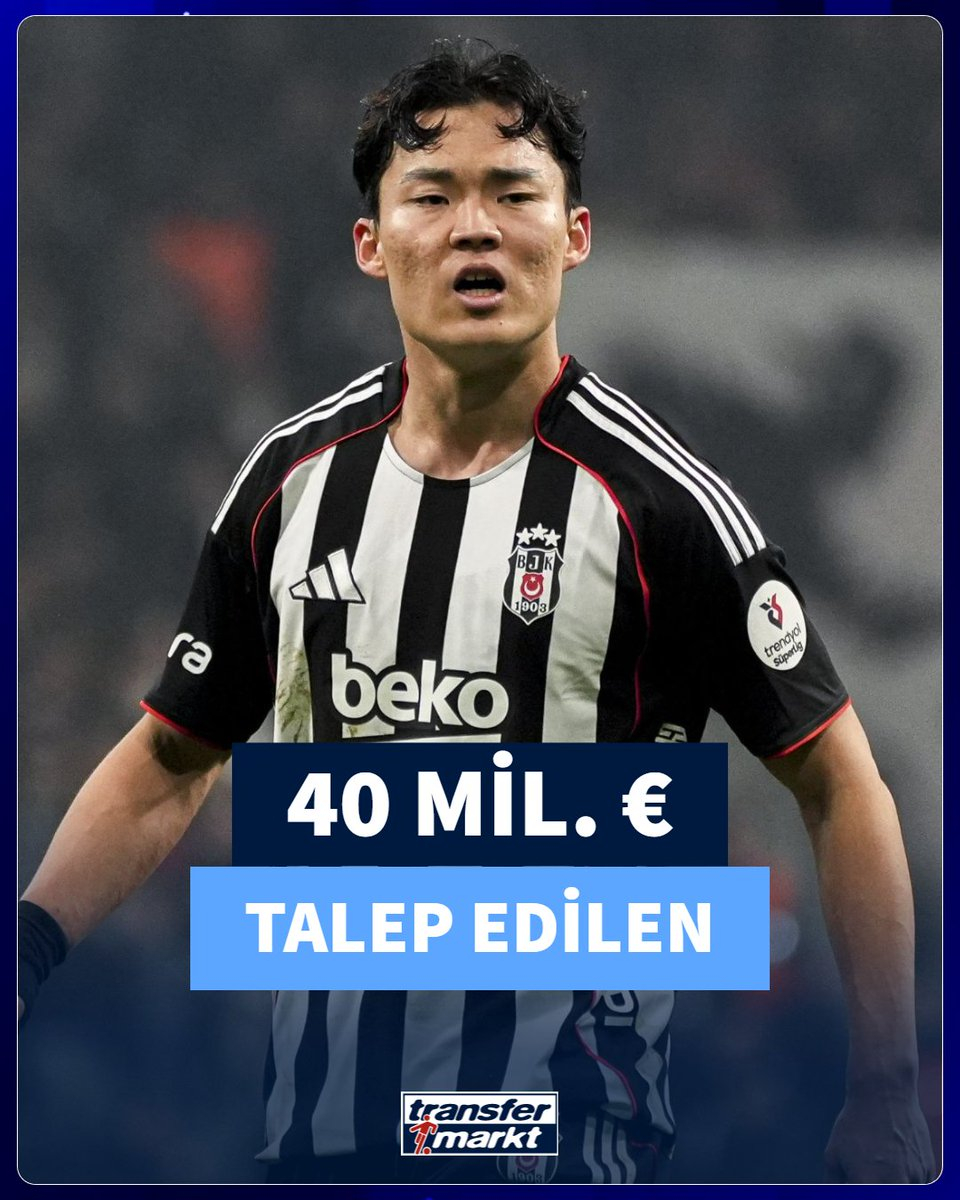 오현규의 몸값으로 4000만 유로를 책정한 튀르키예 베식타시JK 구단. /사진=트랜스퍼마크트 SNS 캡처