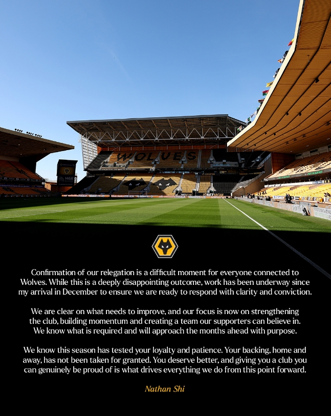 /사진=울버햄튼 공식 SNS 캡처