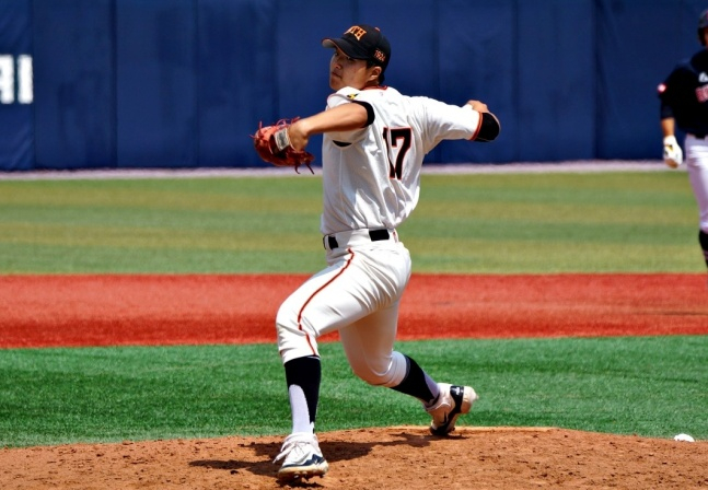 부산공고 곽도현. /사진=부산공고 야구부 제공