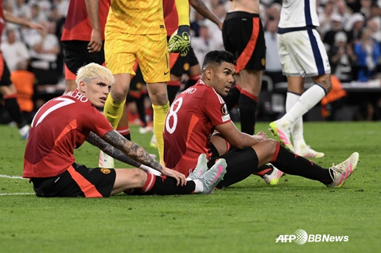 알레한드로 가르나초(왼쪽)과 카세미루. /AFPBBNews=뉴스1