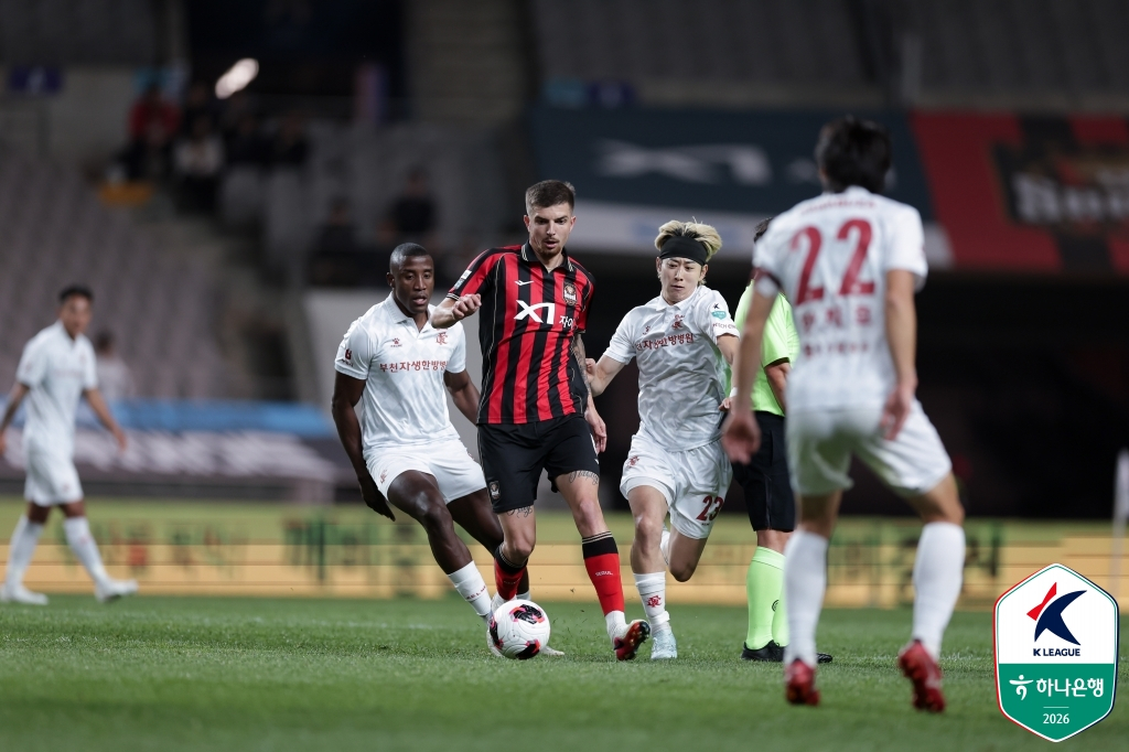 부천FC-FC서울 경기 장면.  /사진=한국프로축구연맹 제공