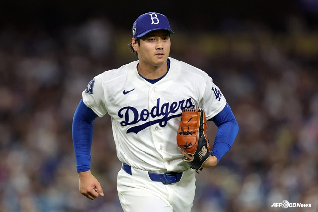 투수로 뛰는 오타니의 모습. /AFPBBNews=뉴스1