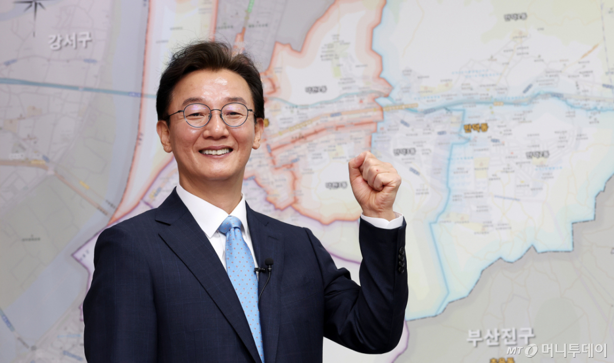 전재수 더불어민주당 부산시장 후보 인터뷰 /사진=김창현 기자 chmt@