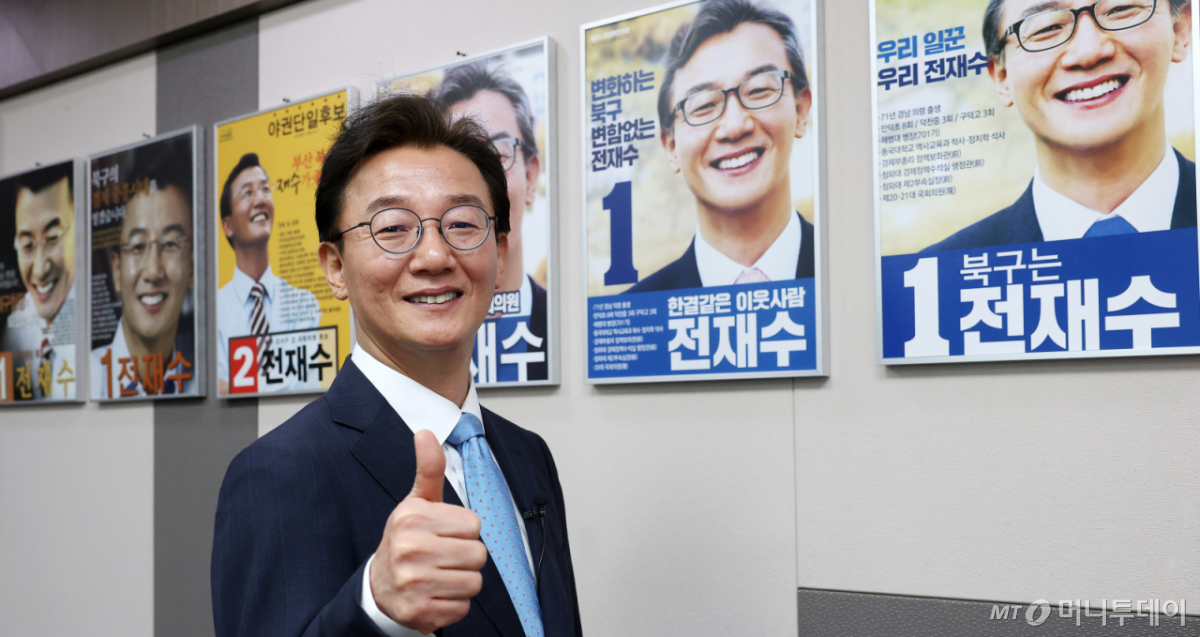 전재수 더불어민주당 부산시장 후보 인터뷰 /사진=김창현 기자 chmt@