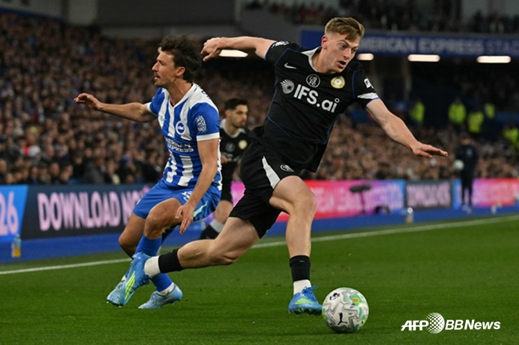 첼시-브라이튼 경기 장면. /AFPBBNews=뉴스1