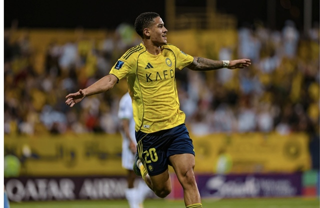 안젤루의 골 세리머니. /사진=알나스르 SNS