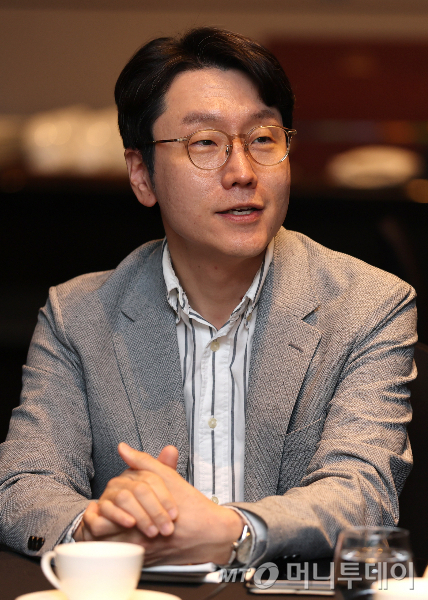 23일 영등포구 콘래드 서울에서 머니투데이 주최로 진행된 '2026 키플랫폼' 오찬 간담회. 임우형 LG AI 연구원장. /사진=이기범 기자 leekb@