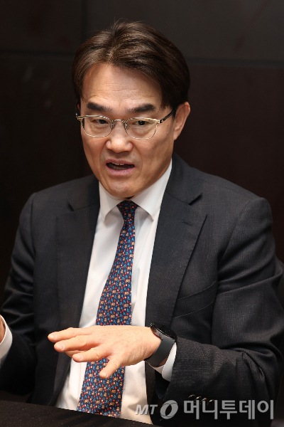 23일 영등포구 콘래드 서울에서 머니투데이 주최로 진행된 '2026 키플랫폼' 오찬 간담회. 김성열 산업통상부 차관보. /사진=이기범 기자 leekb@