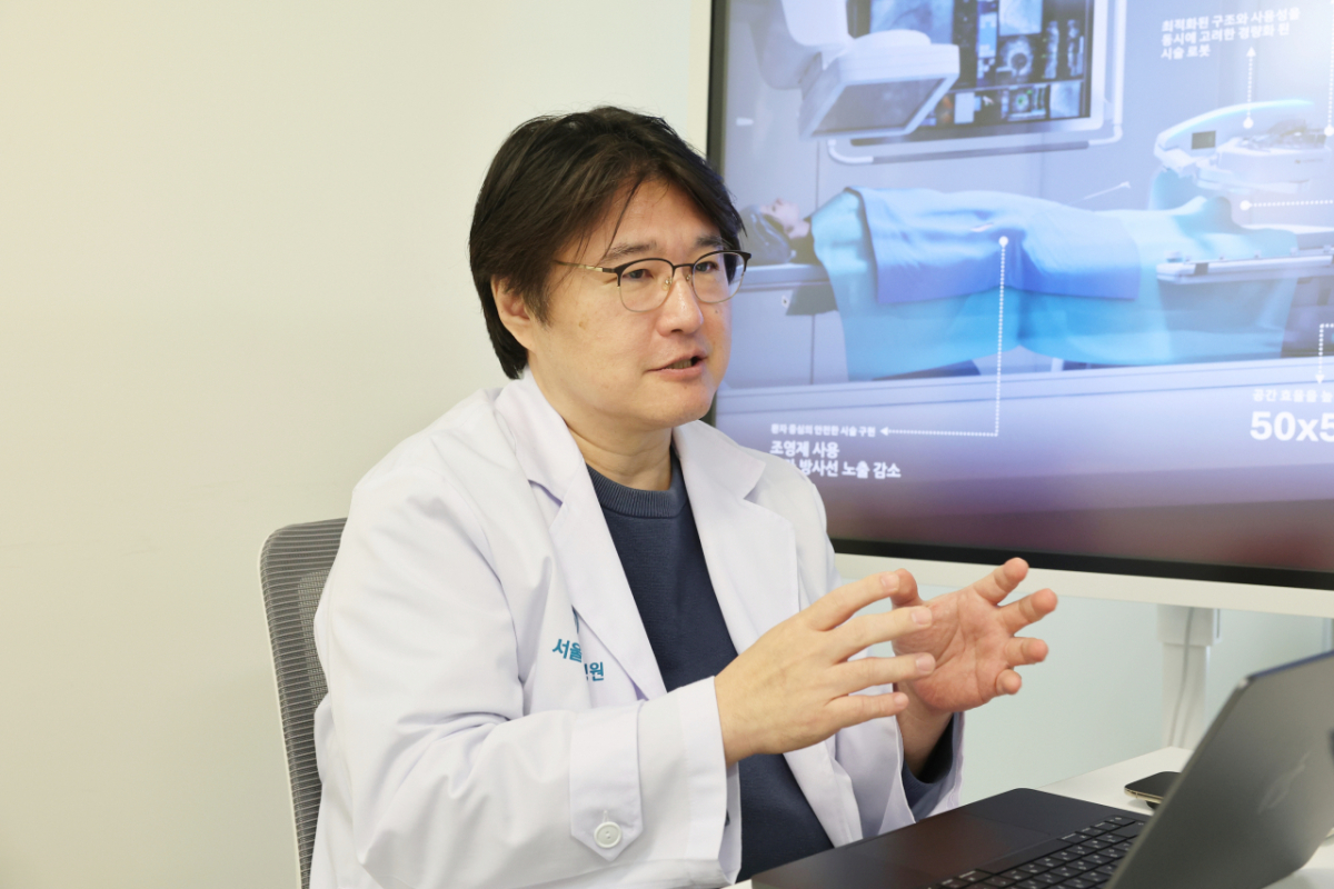 최재순 서울아산병원 의공학연구소장이 지난 17일 서울 송파구 서울아산병원에서 본지와 인터뷰하고 있다. /사진제공=서울아산병원