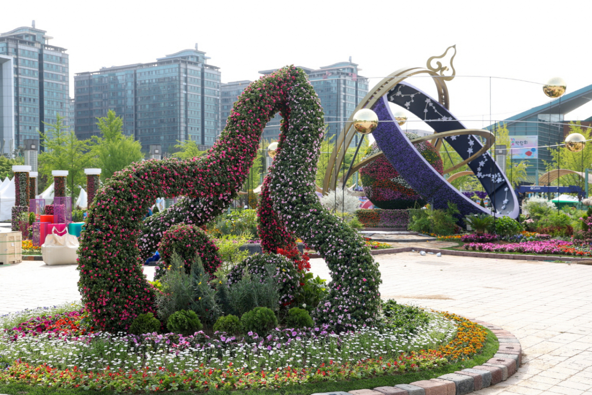 시간여행자의 정원 전경. /사진제공=고양시