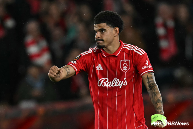 노팅엄 포레스트의 모건 깁스-화이트. /AFPBBNews=뉴스1