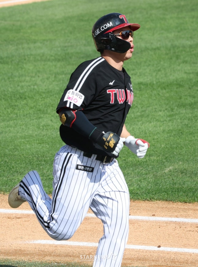 LG 문성주. /사진=김진경 대기자