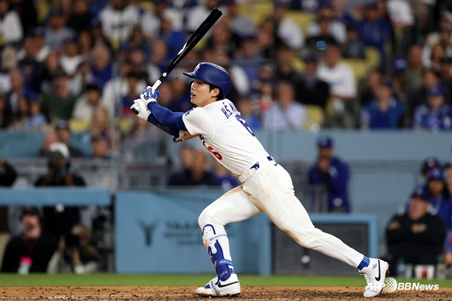 김혜성의 안타 장면. /AFPBBNews=뉴스1