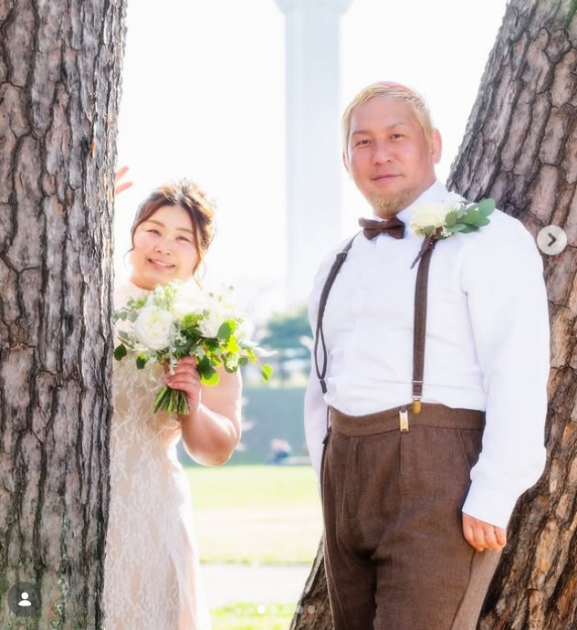 유우의 웨딩사진. /사진=유우 인스타그램 갈무리