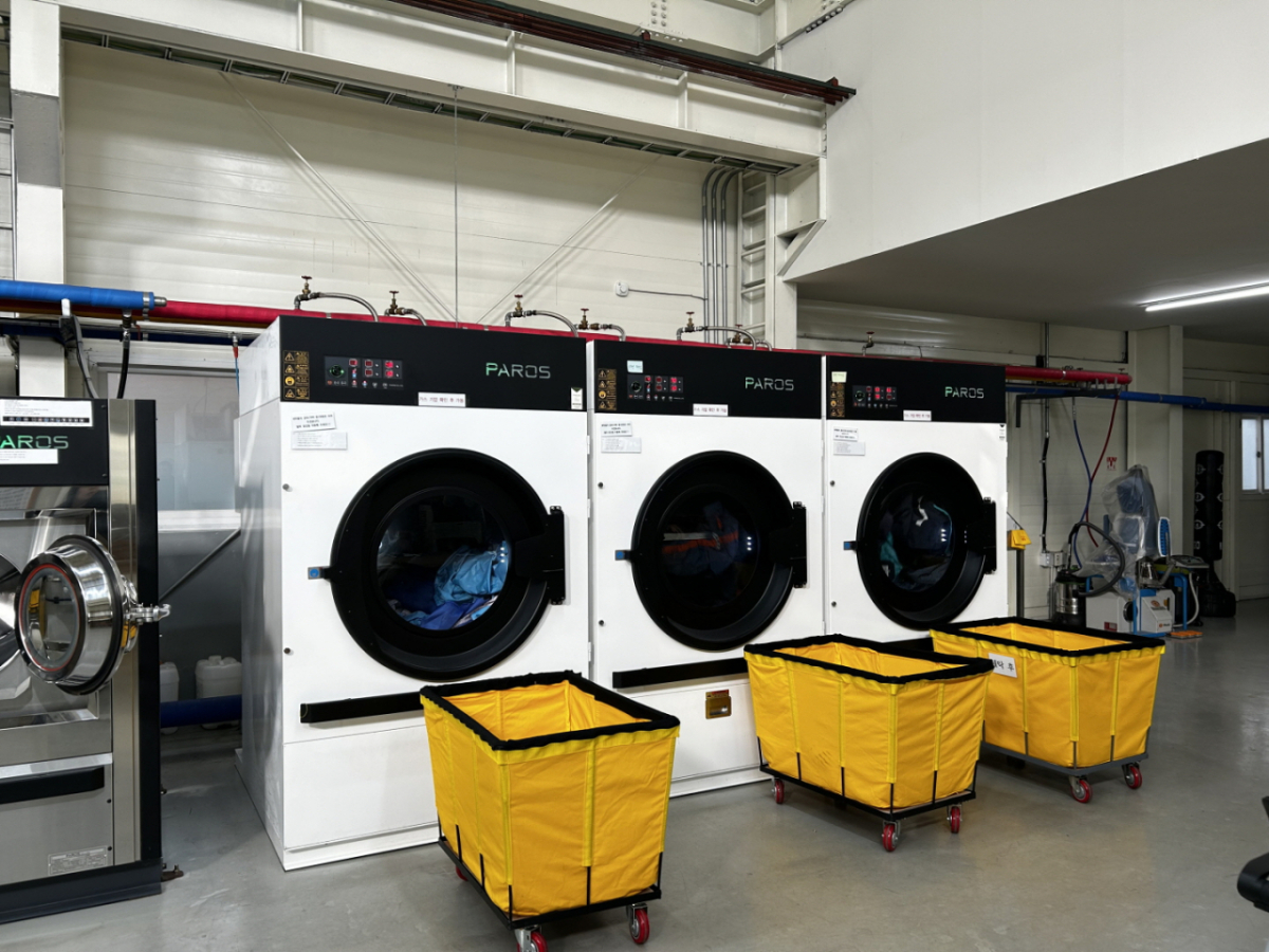 노동자 작업복 세탁소 '블루밍' 내부모습./사진제공=시흥시