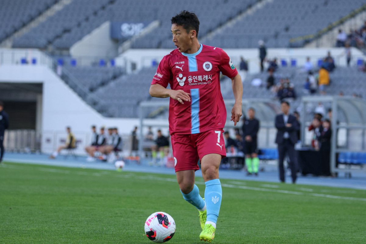 용인FC 김민우. /사진=용인FC 제공