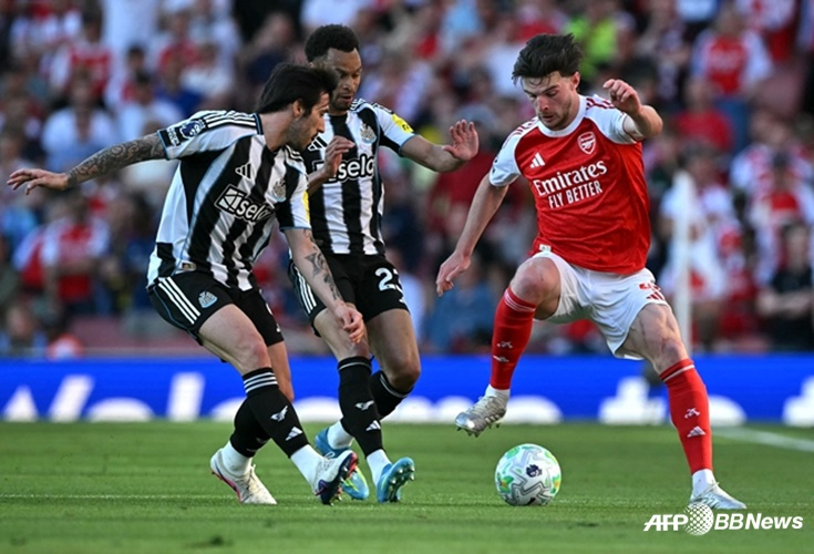 뉴캐슬-아스널 경기 장면. /AFPBBNews=뉴스1