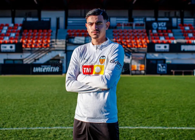 마이삼 베나마. /사진=발렌시아 공식 SNS 갈무리