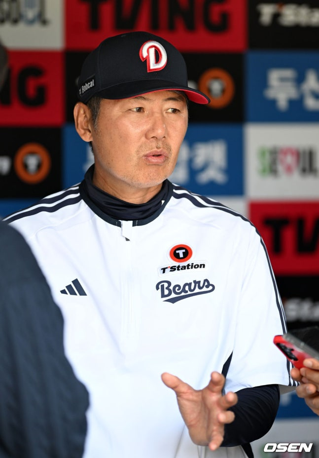 김원형 두산 감독. /사진=OSEN