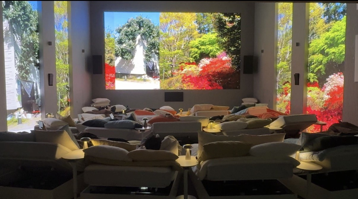 서울 성수동에서 오픈한 일룸의 모션베드 팝업 행사 모습/사진=정진우 기자