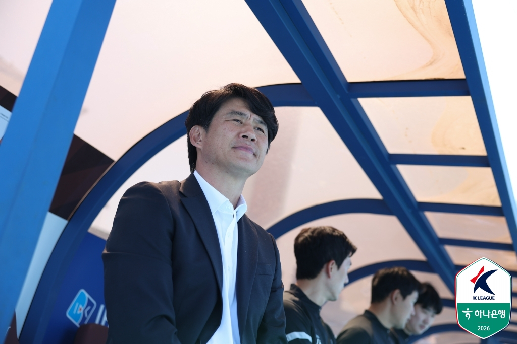 박건하 수원FC 감독. /사진=한국프로축구연맹 제공