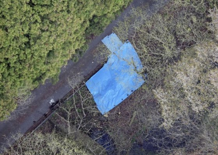 도치기현 나스마치 강변에서 50대 일본인 부부가 불에 타 숨진 채 발견됐다. 사진 요미우리신문 홈페이지 캡처 