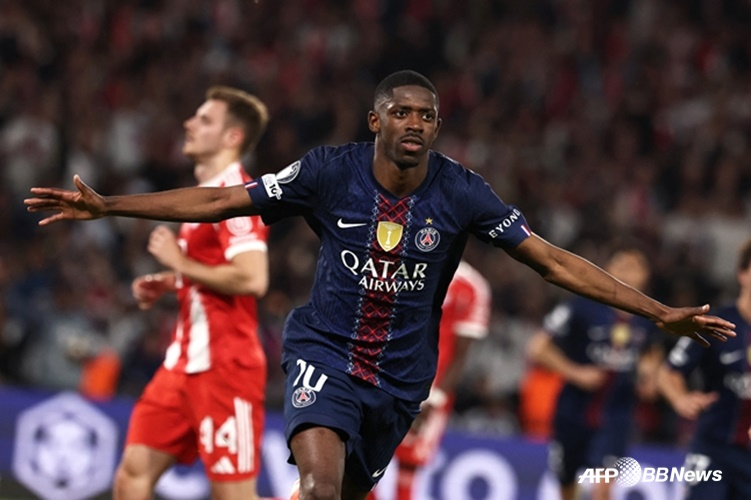 PSG 공격수 우스만 뎀벨레. /AFPBBNews=뉴스1