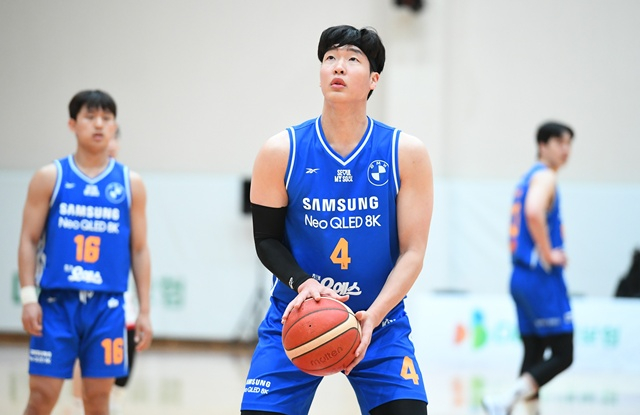 서울 삼성 시절 김진용. /사진=KBL 제공