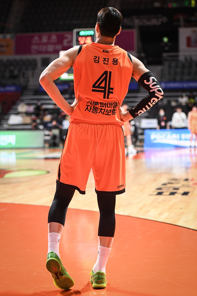 선수 시절 김진용. /사진=KBL 제공
