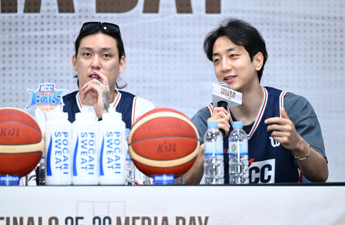 최준용(왼쪽)과 허훈. /사진=KBL 제공