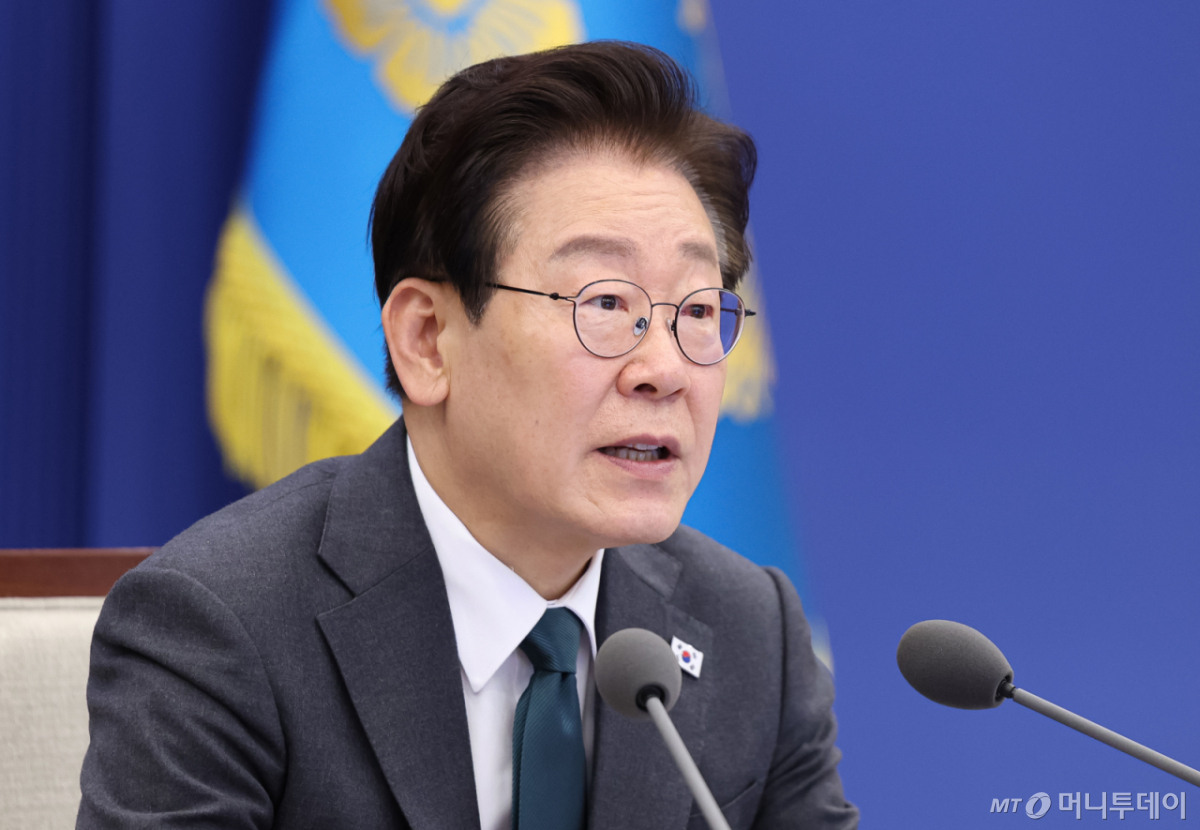 (서울=뉴스1) 허경 기자 = 이재명 대통령이 7일 청와대에서 열린 수석보좌관회의에서 발언을 하고 있다. 2026.5.7/뉴스1  Copyright © 뉴스1. All rights reserved. 무단 전재 및 재배포,  AI학습 이용 금지. /사진=(서울=뉴스1) 허경 기자