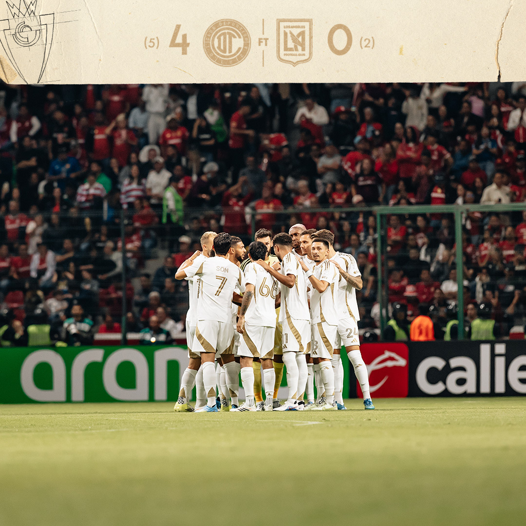 LAFC와 톨루카의 7일(한국시간) 멕시코 톨루카의 에스타디오 네메시오 디에스에서 열린 2026 북중미카리브축구연맹(CONCACAF) 챔피언스컵 준결승 2차전 경기 결과. /사진=LAFC 공식 사회관계망서비스(SNS)