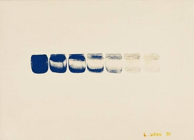 이우환 화백의 그림 '점으로부터 No. 800298' /사진=뉴시스