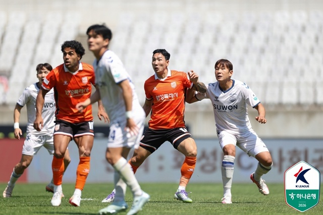 화성FC-수원FC 경기. 사진=한국프로축구연맹 제공