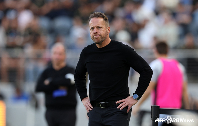 LAFC의 마르크 도스 산토스 감독. /AFPBBNews=뉴스1