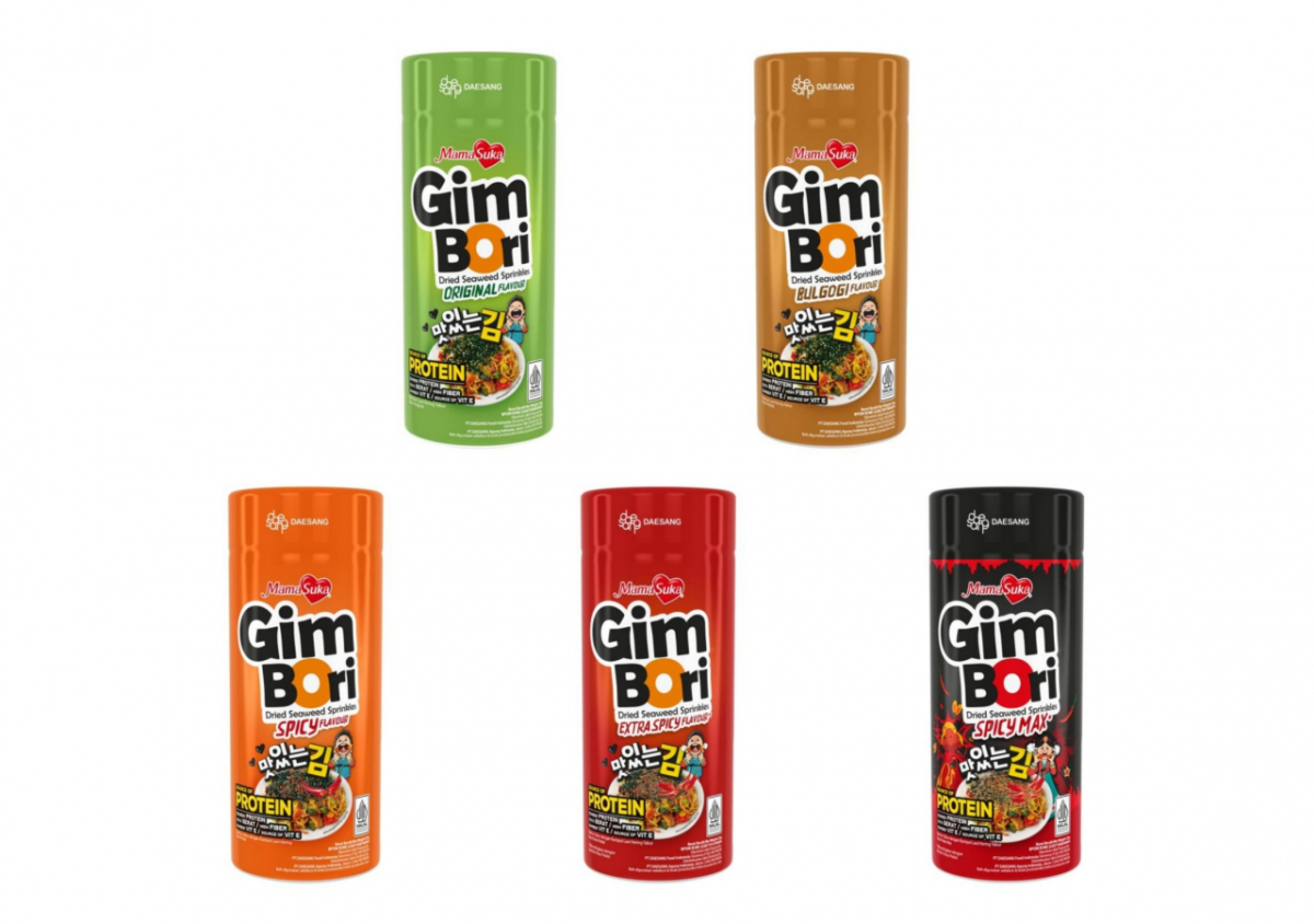 인도네시아 마마수카 대표 제품 ‘김보리(Gim Bori)’ 5종 /사진제공=대상