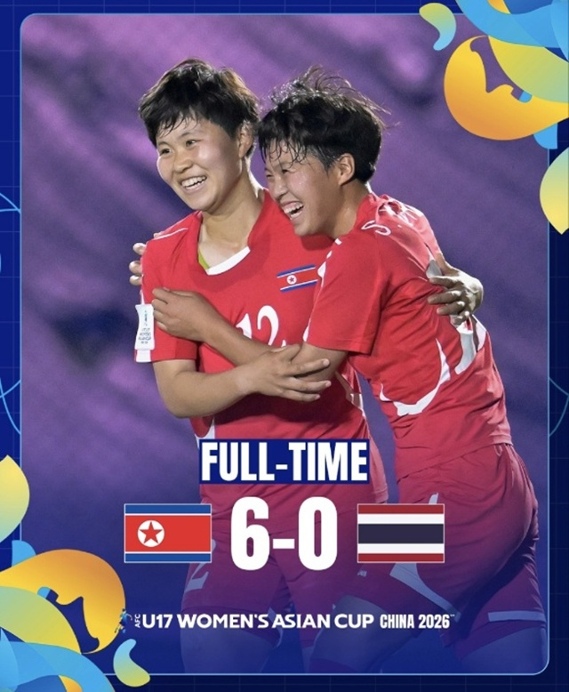 최종 스코어. /사진=AFC SNS