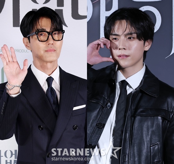 차승원(왼쪽)과 김도훈, 사진출처=스타뉴스DB