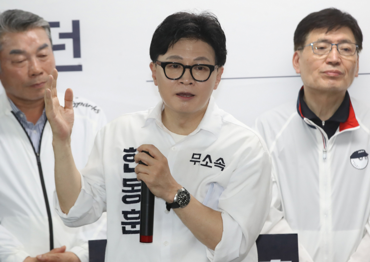부산 북구갑 국회의원 보궐선거에 출마한 한동훈 무소속 후보/사진=뉴스1